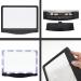 4X Large Ultra Bright LED Page Magnifier - Handheld Magnifier for Reading Seniors and Low Eyesight Person for Reading Small Fonts & Low Vision Seniors (Black) - Buy Online on SooperMarket.com