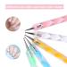 Sularpek 5Pcs 2-Way Dotting Pen Tool Nail Art Kit - Multicolor Dot Paint Manicure Set for Embossing, Clay Sculpting & Nail Art - Buy Online on SooperMarket.com