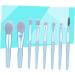 Gogogmee 8pcs Powder Brush Eyeshadow Makeup Brushes Makeup Brush for Woman Cosmetic Face Brushes Wooden Blue - Buy Online on SooperMarket.com