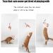 AWAVM 5 PCS Cat Teasers Cat Feather Wand Cat Toy Interactive Toy Feather Wand with Bell Natural Feather Refills - Buy Online on SooperMarket.com