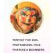 Go Ho Pearl Gold Cream Face Paint (2.37oz 70ml) - Water Based Makeup for Adults & Children - SFX Cosplay, Festivals, Halloween - Buy Online on SooperMarket.com