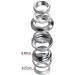 SENQI Silver Iron Bicycle Front Fork Bowl Set - 24T22.2/30/27mm Headset - Buy Online on SooperMarket.com