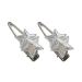 JSGHGDF Metallic Shape Hair Clip Spring Hair Clip for Woman Taking Photo Shopping Travel n-slip 1 pair