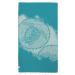 Sand Cloud Turkish Beach Towel - Oversized & Sand Proof - 100% Certified Organic Turkish Towel - Quick Dry Towel for Beach, Blanket or Bath Towel - As Seen on Shark Tank - Mandala Sea Turtle Green Mandala Sea Turtle Green Regular