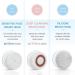 Vibrating Facial Cleansing Brush - 3-in-1 Electric Exfoliating Massager for Deep Cleaning | Waterproof & Rechargeable - White - Buy Online on SooperMarket.com