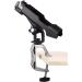 Fishing Boat Rod Holder 2 Pack - 360 Adjustable Large Clamp Opening Foldable Fishing Rod Stand - Buy Online on SooperMarket.com