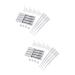 Beavorty 8 Pcs Eyelash Brush Tube Eyeliner Bottle Mascara Wands and Tubes Empty Mascara Tube for oil