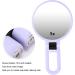 5X Magnifying Makeup Mirror Folding Adjustable Cosmetic Mirror Travel Portable Makeup Mirror (Purple) - Buy Online on SooperMarket.com
