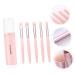 Buy Eye Shadow Brush Set - Eyeliner & Makeup Brush Holder Kits | Pink ABS Handle | International Shipping - Buy Online on SooperMarket.com