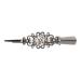 Hellery Ladies Rhinestone Hair Clip - Crocodile Sectioning Clips for Hairdressers - Stylish White Hair Accessories - Buy Online on SooperMarket.com