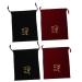 Beavorty 4pcs Storage Bag Bag Organizer Flannel Drawstring Bags Outdoor Hair Dryer Bags Cosmetic Bag