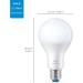 WiZ Connected 3-Pack Daylight High Lumen 100W A21 Smart WiFi Light Bulb Dimmable 5000K Compatible with Alexa and Google Home Assistant No Hub Required 3 Bulbs A21 Daylight (5000k) 3 Count (Pack of 1) - Buy Online on SooperMarket.com