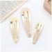 TOSSPER 6-Piece Water Drop Shape Hair Clips - Stylish Oval Snap Hairpins for Women Metal Slip Hair Barrettes & DIY Hair Accessories - Buy Online on SooperMarket.com