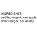 Organic Apple Cider Vinegar 34 Oz (Pack of 2) with The Mother - Raw & Unfiltered - 3.5 lb - Buy Online on SooperMarket.com