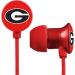 NCAA University of Georgia Bulldogs Scorch Earbuds with BudBag | Officially Licensed AudioSpice Earphones - Buy Online on SooperMarket.com