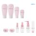 16 Pack MAGIGO Pink Toiletries Travel Bottle Set | TSA Approved Leak Proof Airline Carry-On for Women - Buy Online on SooperMarket.com