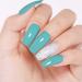 Senvenski Teal Gel Nail Polish Set - Blue Glitter Mint Olive Aqua Green Emerald Turquoise Shimmer - Starrily Sparkle Crystal - Soak Off UV LED Varnish Kit (CS007) - Buy Online on SooperMarket.com