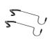 QWEQWE 2 Pcs Multifunction Mini Camping Hook Hanger Hook Lantern Lamp Hanger Tent Pole Post Hook Hanging for Camping Fishing