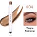 Go Ho Shimmer Cream-to-Powder Eyeshadow Stick - Waterproof 2-in-1 Taupe Shimmer Eyeshadow Pencil Crayon for Easy Application - Buy Online on SooperMarket.com
