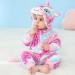 COOKY.D Unisex Winter Hooded Romper Jumpsuit 6-12 Months with Star Design - Buy Online on SooperMarket.com