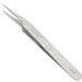 FEITA Precision Tweezers Set - Straight & Slanted Tip Stainless Steel Tweezers for Eyelash Extension, Craft, Jewelry, Eyebrow & Ingrown Hair Removal - Silver 2Pcs - Buy Online on SooperMarket.com