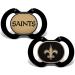 NFL New Orleans Saints Baby Fanatic Pacifier 2-Pack - Officially Licensed League Gear - Buy Online on SooperMarket.com