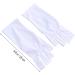 Mikinona Gel Manicure Gloves 1 Pair Anti Uv Glove Nail Half-Finger Gloves Chinese Wooden Pillow Cotton Glove Silicone Ear Display Uv Shield Glove White Manicure Manicure Glove - Buy Online on SooperMarket.com