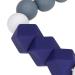 Buy Dark Blue Silicone Biting Toys - Easy to Clean Baby Feeding Chain | Safe & Pedagogically Designed for Everyday Use - Buy Online on SooperMarket.com