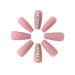 Brishow Long Pink Artificial Nails - 24pcs Press-On Nails with Rhinestones for Women & Girls Shop Now! - Buy Online on SooperMarket.com