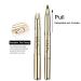 L.Y.L Pro Gold Double-Ended Retractable Lip Brush - Perfect Travel Lipstick & Gloss Makeup Brush for Christmas Gifts - Buy Online on SooperMarket.com