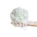 SPHTOEO White Mesh Pouf Shower Bath Ball Brush - Bath Shower Sponge Loofahs - Buy Online on SooperMarket.com