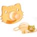 WT-DJJK Dummy Schnuller for Baby Girls | Silicone Cat Clip & Storage Box | Perfect Newborn Gift - Buy Online on SooperMarket.com