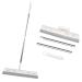 Kioiner Silicone Water Scraper with Long Handle Professional Shower Scraper Squeegee Adjustable Floor Squeegee for Cleaning Washing Drying Shower Glass Garage Windshield Window