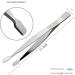 sunree 4-Piece Set of Stainless Steel Combination Tweezers Elbow Tip Labor-Saving Pliers -Reverse Flat-Mouth Stamp Clips - Buy Online on SooperMarket.com