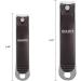 Durable Sharp Nail Clippers Set with Built-in Nail File | Matte Gray | Includes Tin Case - Buy Online on SooperMarket.com