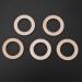 50 Unfinished Natural Wood Rings - 50mm DIY Craft Accessories for Jewelry Bracelets & Garlands - Buy Online on SooperMarket.com
