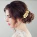 Gold Flower Leaf Hair Combs, Pearl Pins, Rhinestone Barrettes - 36 Pack Set for Wedding & Prom Hairstyles - Buy Online on SooperMarket.com