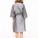 Buy Mollensiuer Silver Salon Robe - Stylish Hair Cutting Smock for Clients | International Shipping Available - Buy Online on SooperMarket.com