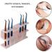 LIXIMMAZN 8-Hole Acrylic Tweezers Holder | Eyelash Extension Tools Rack & Stand | Durable Salon Supplies Display (Marbled Pink) - Buy Online on SooperMarket.com