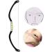 Flexible Aluminum Alloy Eyebrow Line Marker Ruler with Sponge Measure Tool for Precise Positioning Reduced Design Time and Strong Adsorption (Black) - Buy Online on SooperMarket.com