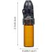 PACKOVE 4pcs Pills Organizer Glass Pills Bottles Travel Outdoor Pills Bottles Portable Pills Cases for Outdoor Camping Travel Assorted Color 2 7.00X2.00X1.50CM - Buy Online on SooperMarket.com