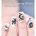 KADS Nail Stamping Plate Chinese Style Nail Art Stamp Template bamboo Lotus DIY Image Template Manicure Stamping Plate Stencil Tools (CN028) - Buy Online on SooperMarket.com