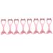 Healeved 8 Pcs Mascara Brush Lash Tool Eyeliner Aid Makeup Lipstick Mascara Eyelash Shield Pink