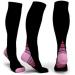 Miana Compression Socks (2 Pairs) for Women & Men - Blue L/XL, Pink - Ideal for Running, Flight, Sports & Travel - Buy Online on SooperMarket.com