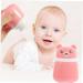 Minkissy 9-Piece Baby Powder Puff Kit and Storage Dispenser Set - Pink Sponge Puffs for Travel and Home Use - Buy Online on SooperMarket.com