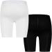 Shop Gladiator Sports Compression Shorts for Women - Black & White Size L | Ultimate Comfort & Performance - Buy Online on SooperMarket.com