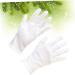 Anneome 12 Pairs Moisturizing Dry Hands Warm Food Handling Glove Hair Coloring Chemical Stretchable Lining Glove Safety White S:21X8cm White - Buy Online on SooperMarket.com