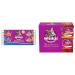 WHISKAS Salmon and Poultry Selections + WHISKAS Meaty Selections Adult Wet Cat Food Pat (36 Pack) Wet Cat Food + Wet Cat Food 12x100g Salmon & Poultry Selections 100 g (Pack of 24)
