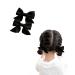 Hair Bow Clips for Girls Black Bowknot Hair Barrettes for Kids Cute Hair Accessories for Little Girls 2pcs Bowknot Hair Clip