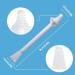 Gtiwung 100 Piece Nasal Hair Wax Applicator - Dual Use Waxing Sticks for Nostril Cleaning & Hair Removal - Buy Online on SooperMarket.com